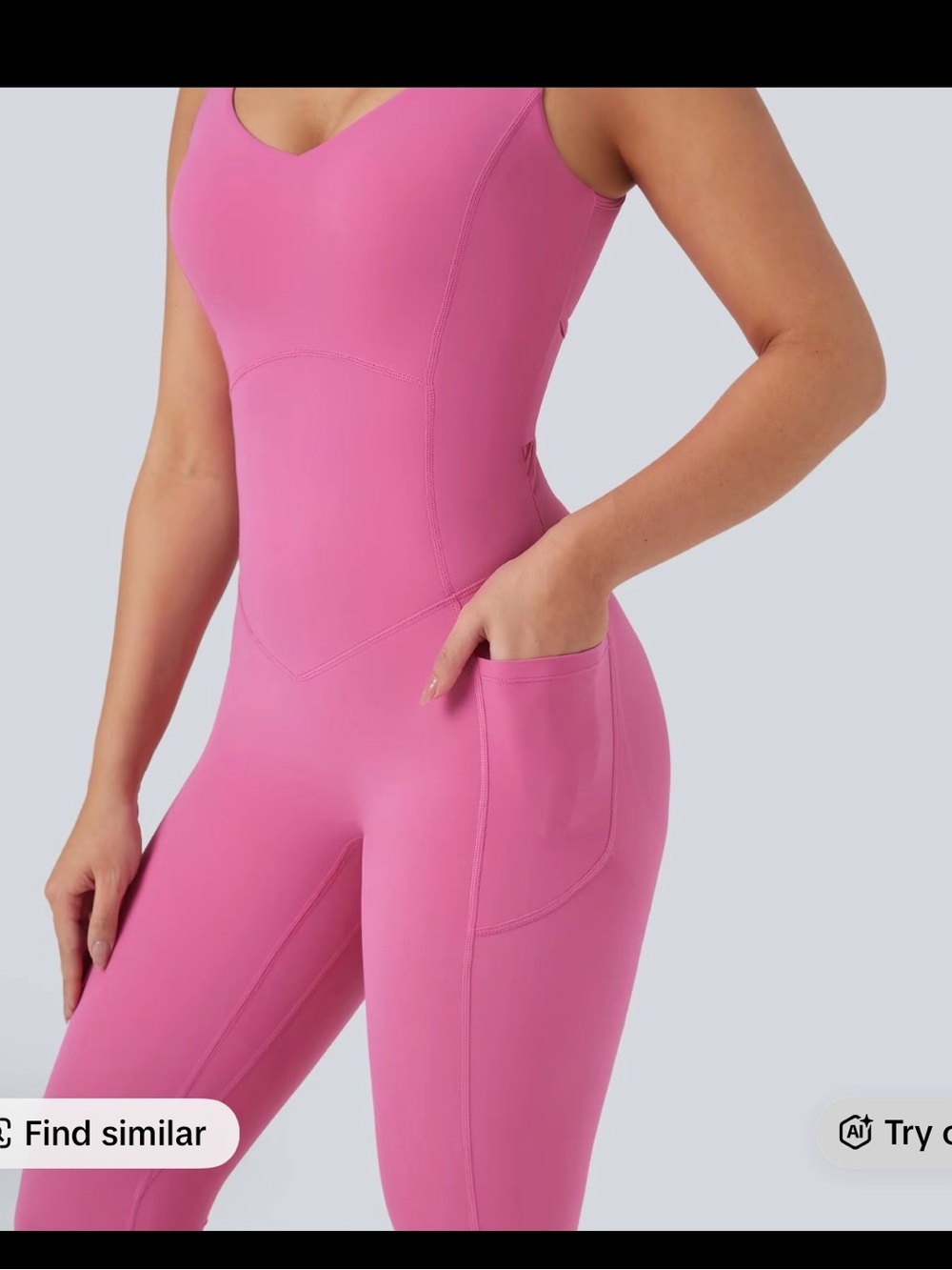 HALARA Ultra sculpt Jumpsuit - BLACK SMALL 4-6 - Picture 3 of 4